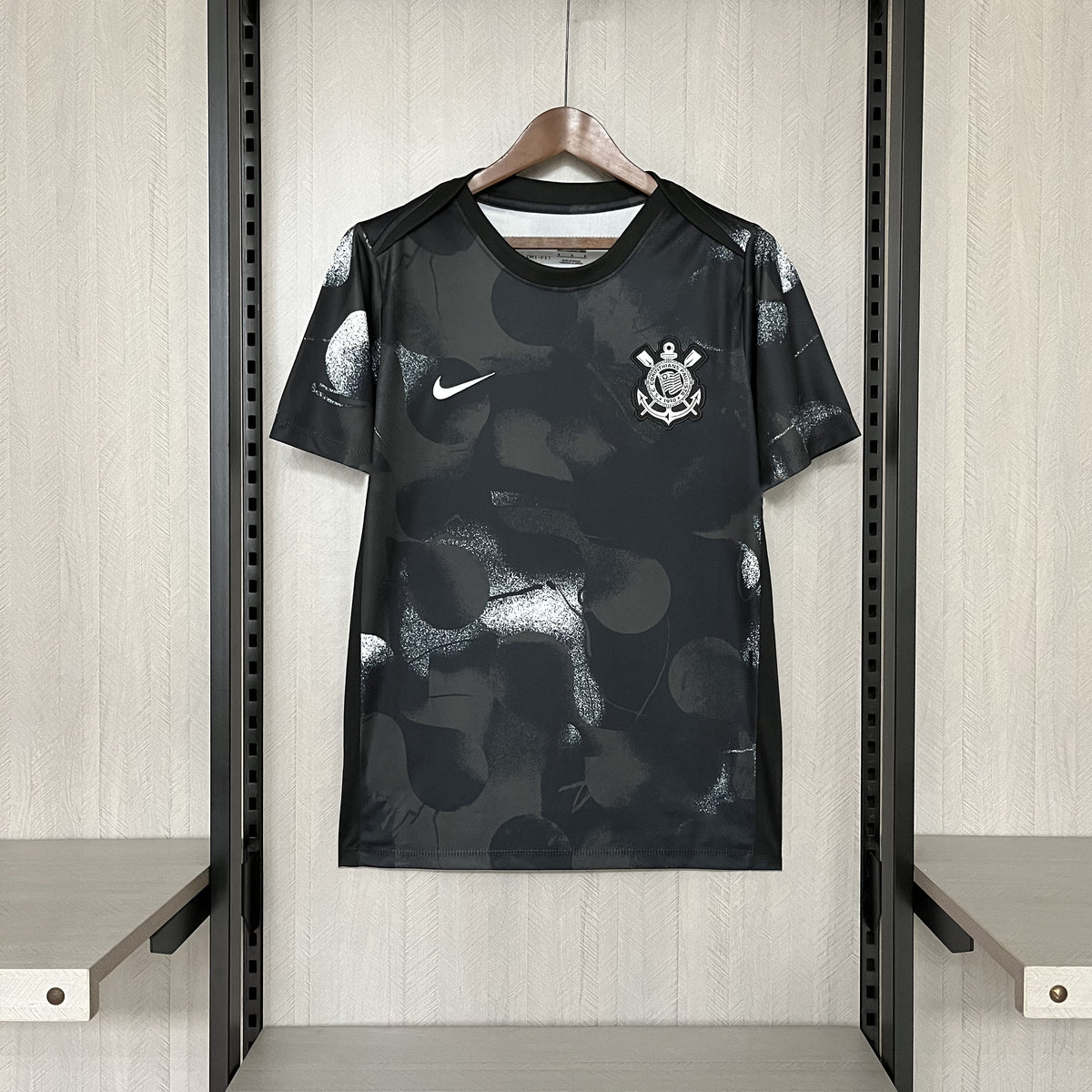 2025/26 Corinthians pre-match black jersey
